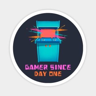 Gamer Since Day One - Retro Magnet